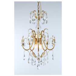 CHARLOTTE 5-arm Liten Borstad-mässing CHARLOTTE 5-arm Liten Borstad-mässing