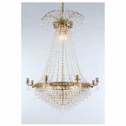 EMPIRE CLASSIC 8-arm Stor Borstad-mässing EMPIRE CLASSIC 8-arm Stor Borstad-mässing