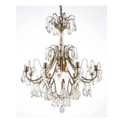 CHARLOTTE 8-arm Stor Antikmässing CHARLOTTE 8-arm Stor Antikmässing