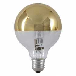 HALOGEN MIRROR GLOBE Gold 18W(25W) 125mm HALOGEN MIRROR GLOBE Gold 18W(25W) 125mm