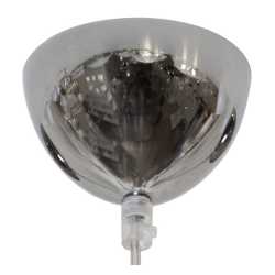 8918 TAKKOPP MED JORDKABEL KROM D:115MM, H:90MM 8918 TAKKOPP MED JORDKABEL KROM D:115MM, H:90MM