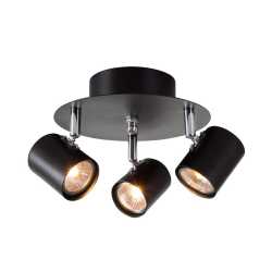 ALPHA PLAFOND 3-SPOT SVART ALPHA PLAFOND 3-SPOT SVART