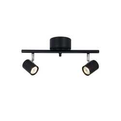 ALPHA PLAFOND 2-SPOT SVART ALPHA PLAFOND 2-SPOT SVART