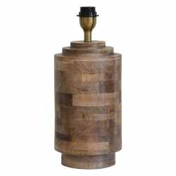 Columna Lampfot M Åldrat trä Columna Lampfot M Åldrat trä