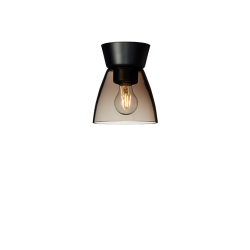 BIZZO PLAFOND IP21 MATTSVART/RÖK GLAS BIZZO PLAFOND IP21 MATTSVART/RÖK GLAS