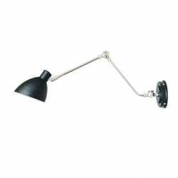 Echo Vägglampa Svart/Krom Echo Vägglampa Svart/Krom