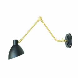 Echo Vägglampa Svart/Mässing Echo Vägglampa Svart/Mässing