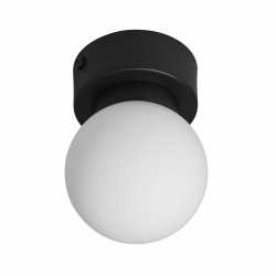 SANDHAMN IP44 SVART/VIT GLAS SANDHAMN IP44 SVART/VIT GLAS