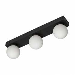 SANDHAMN IP44 SVART/VIT GLAS SANDHAMN IP44 SVART/VIT GLAS