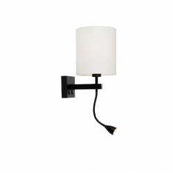 DUAL VÄGGLAMPA SVARTSTRUKTUR E27+GU4 DUAL VÄGGLAMPA SVARTSTRUKTUR E27+GU4