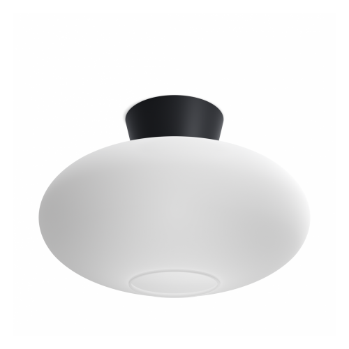 BULLO XL PLAFOND IP21 MATTSVART/OPAL GLAS BULLO XL PLAFOND IP21 MATTSVART/OPAL GLAS