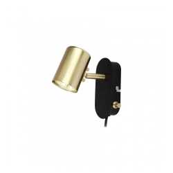 BALDER VÄGG SVART/MATT MÄSSING BALDER VÄGG SVART/MATT MÄSSING