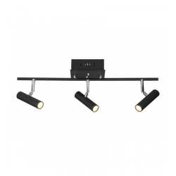 ARTIC PLAFOND 3-SPOT SVART/STÅL ARTIC PLAFOND 3-SPOT SVART/STÅL