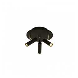 ARTIC PLAFOND 3-SPOT SVART/STÅL ARTIC PLAFOND 3-SPOT SVART/STÅL