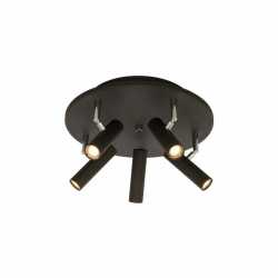 ARTIC PLAFOND 5-SPOT SVART/STÅL ARTIC PLAFOND 5-SPOT SVART/STÅL