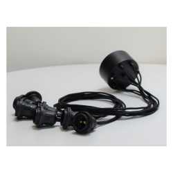 Bistro Multi E27 7st Svart tygkabel Bistro Multi E27 7st Svart tygkabel