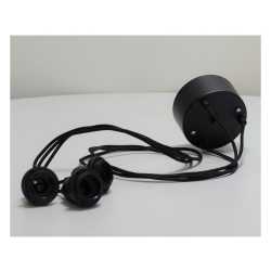 Bistro Multi E37 3st Svart tygkabel Bistro Multi E37 3st Svart tygkabel