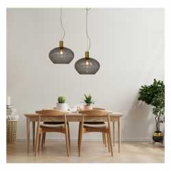 BELL Taklampa 35cm Matt Mässing/Rök BELL Taklampa 35cm Matt Mässing/Rök