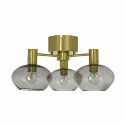 BELL Plafond 3 Matt Mässing/Rök BELL Plafond 3 Matt Mässing/Rök