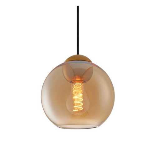 Bubbles Pendel Ø18 Amber/Antik mässing Bubbles Pendel Ø18 Amber/Antik mässing