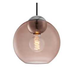 Bubbles Pendel Ø24 Rose/Krom Bubbles Pendel Ø24 Rose/Krom