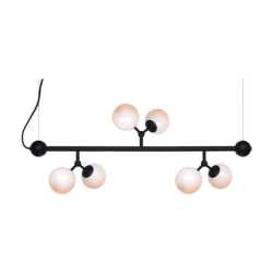 Atom Taklampa Ø31 Svart/Opal glas Atom Taklampa Ø31 Svart/Opal glas