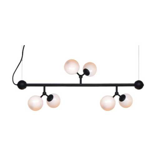 Atom Taklampa Ø31 Svart/Opal glas Atom Taklampa Ø31 Svart/Opal glas