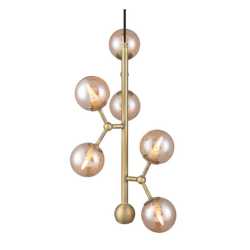 Atom Vertical Pendel Ø30 Antik mässing/Amber Atom Vertical Pendel Ø30 Antik mässing/Amber