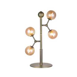 Atom Bordslampa Ø22 Antik mässing/Amber Atom Bordslampa Ø22 Antik mässing/Amber