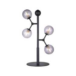 Atom Bordslampa Ø22 Svart/Rök glas Atom Bordslampa Ø22 Svart/Rök glas