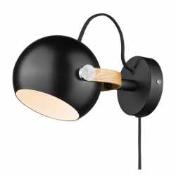 DC Vägglampa Ø12 Svart DC Vägglampa Ø12 Svart