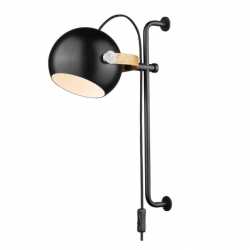 DC Long Vägglampa Ø18 Svart DC Long Vägglampa Ø18 Svart