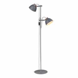 Århus Dubbel Golvlampa Ø18 Grå Århus Dubbel Golvlampa Ø18 Grå