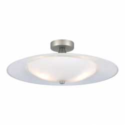 Baroni Plafond Ø46 Aluminium/Opal glas Baroni Plafond Ø46 Aluminium/Opal glas