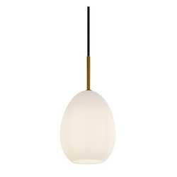 Bodø Pendel Ø14 Borstad mässing/Opal glas Bodø Pendel Ø14 Borstad mässing/Opal glas