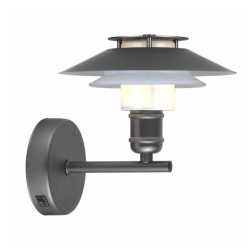 1123 Vägglampa Ø18 Gun black 1123 Vägglampa Ø18 Gun black