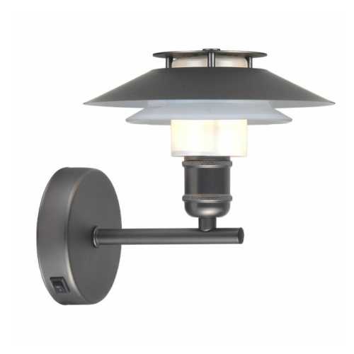 1123 Vägglampa Ø18 Gun black 1123 Vägglampa Ø18 Gun black
