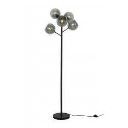 ATOM Golvlampa 5-arm Svart/Rök ATOM Golvlampa 5-arm Svart/Rök