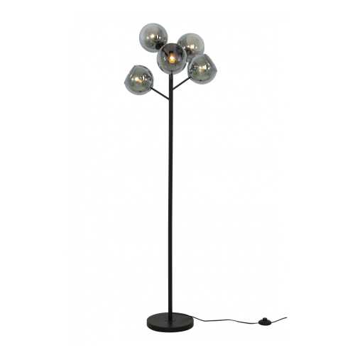ATOM Golvlampa 5-arm Svart/Rök ATOM Golvlampa 5-arm Svart/Rök