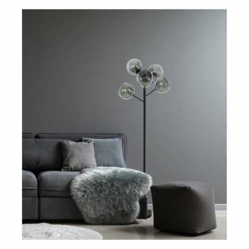 ATOM Golvlampa 5-arm Svart/Rök ATOM Golvlampa 5-arm Svart/Rök