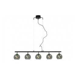 ATOM Taklampa 5-arm Svart/Rök ATOM Taklampa 5-arm Svart/Rök