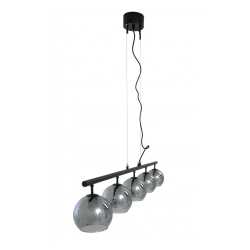 ATOM Taklampa 5-arm Svart/Rök ATOM Taklampa 5-arm Svart/Rök