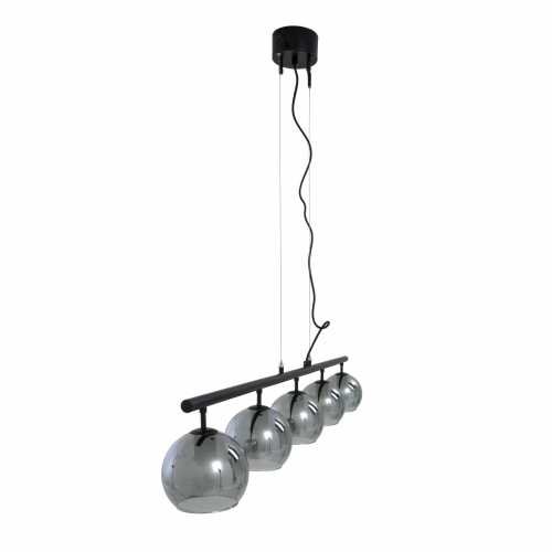 ATOM Taklampa 5-arm Svart/Rök ATOM Taklampa 5-arm Svart/Rök