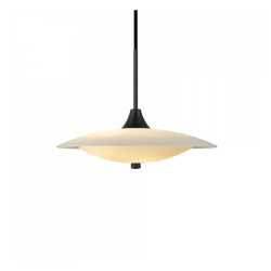 Baroni Pendel Ø40 Svart/Opal glas Baroni Pendel Ø40 Svart/Opal glas