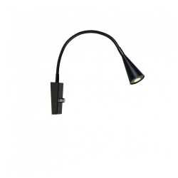 LEDRO VÄGGLAMPA MATTSVART FAST INSTALLATION LEDRO VÄGGLAMPA MATTSVART FAST INSTALLATION