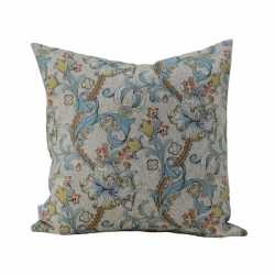 Golden Lily Kuddf. Linen/Teal William Morris Golden Lily Kuddf. Linen/Teal William Morris